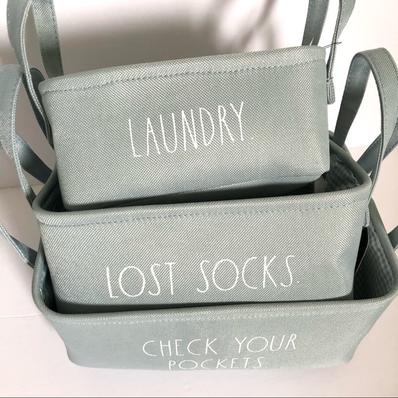 🆕Rae Dunn LAUNDRY canvas bin - Picture 2 of 3